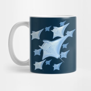 Manta Ray Graphic Design Mug